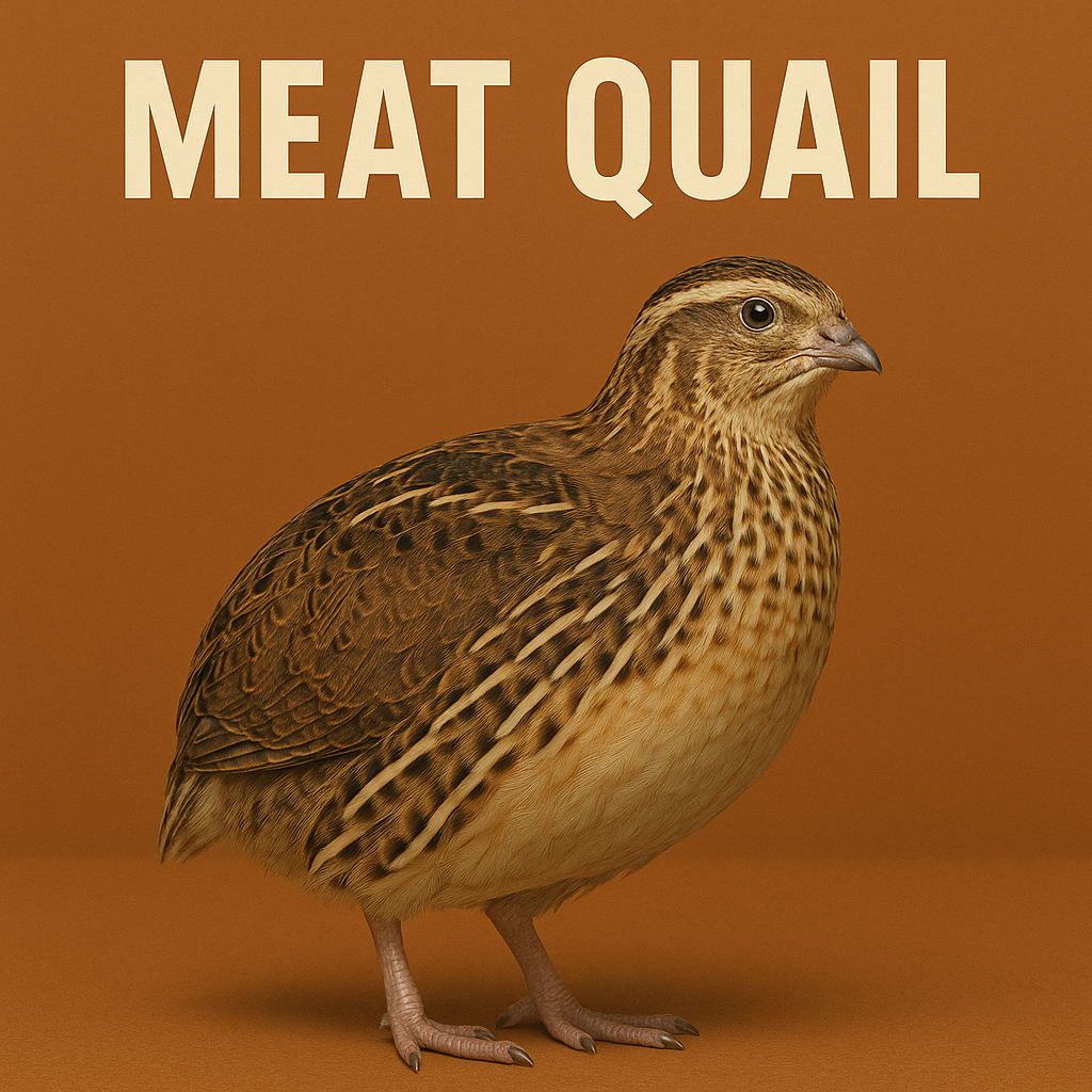 meat quail portrait on burnt orange meat quail portrait on burnt orange